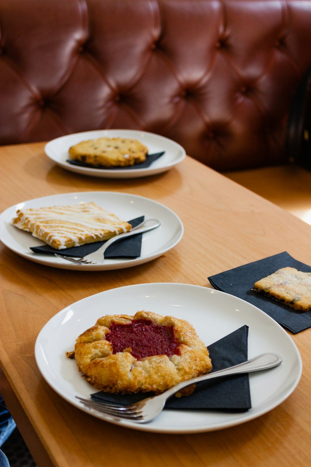 homemade pastries on table