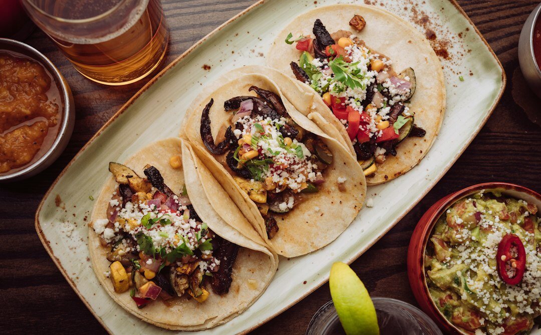 mexican tacos with common ingredients